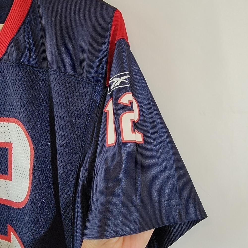 Original NFL Reebok Texans Kasper Jersey T-Shirt Sz XL Blue Red Short Sleeve - Picture 10 of 12
